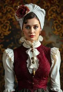 Emily Pankhurst Fancy Costume face swap