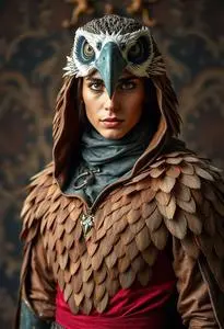 Falcon Costume face swap