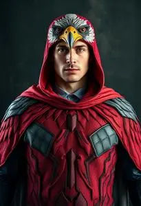 Falcon Superhero Costume face swap