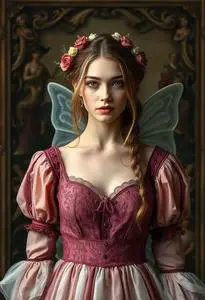 Fallen Fairy Costume face swap