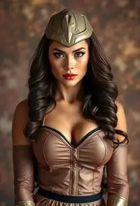 Female Bodybuilder Costume face swap