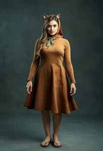 Female Scooby Costume face swap