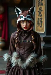 Foxy Costume face swap