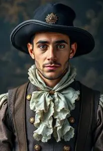 French Costume Man face swap