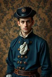 French Man Fashion Costume face swap