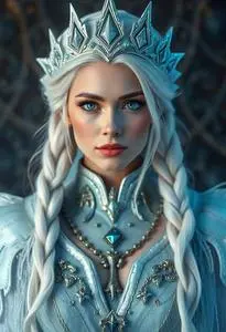 Freya Ice Queen Costume face swap