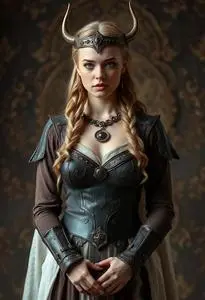 Freya Viking Goddess Costume face swap