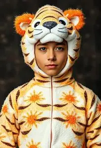 Frosted Flakes Tony Tiger Costume Adult face swap