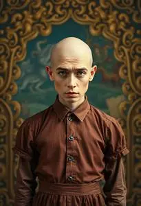 Funny Bald Costume face swap