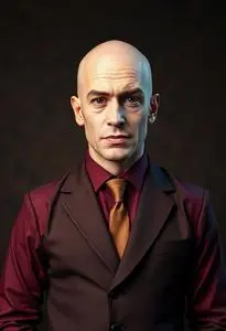 Funny Bald Guy Costume face swap