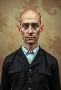 Funny Costume Bald Male face swap