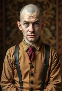 Funny Costume Bald Man Fancy Dress face swap