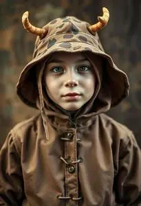 Funny Hunting Costume face swap