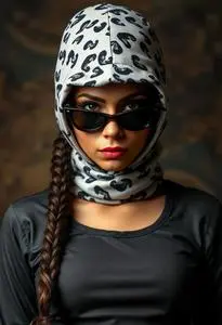 Gangsta Costume Female face swap