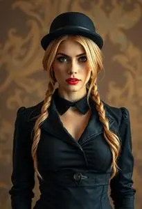 Gangster Girlfriend Costume face swap