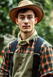 Gardener Costume Male face swap