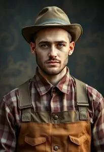 Gardener Costume Man face swap