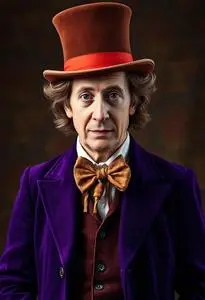 Gene Wilder Wonka Costume face swap