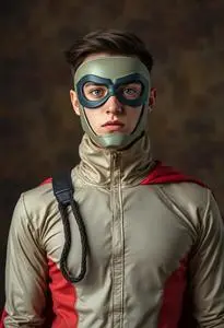 Generic Superhero Adult Costume face swap