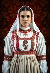 Georgia National Costume Female face swap