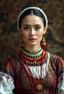 Georgian Dance Costume face swap
