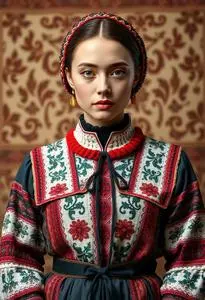 Georgian Folk Costume face swap