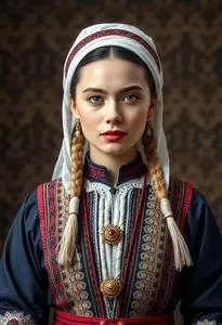 Georgian Traditional Costume face swap
