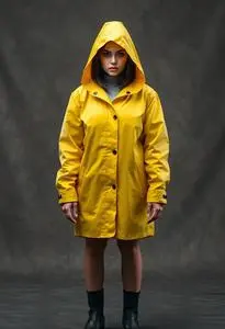 Georgie Yellow Raincoat Costume face swap