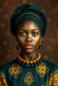 Ghanaian African Wear Style Costume face swap