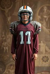 Giant Football Costume face swap