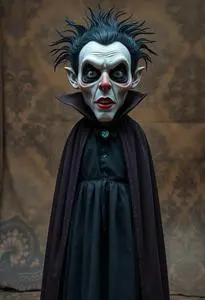Giant Vampire Costume face swap