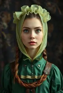 Girl Untamed Lucky Deluxe Costume face swap