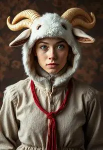 Goat Costume Adult face swap