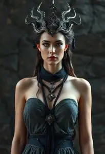 Goddess Nyx Costume face swap