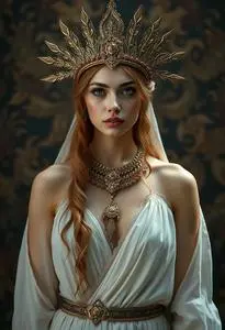 Goddess Persephone Costume face swap