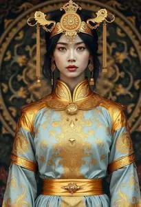 Gold Treasure Costume face swap