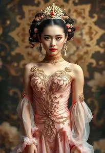 Gorgeous Dance Costume face swap