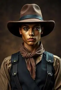Gunslinger Costume face swap