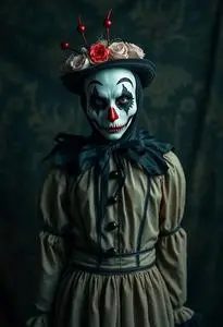 Haunted Circus Costume face swap