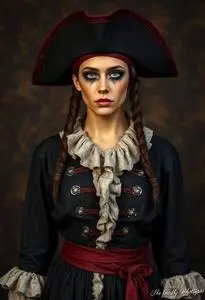 Haunted Pirate Costume face swap