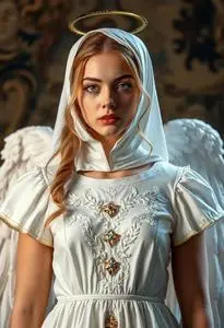 Heavenly Angel Costume face swap