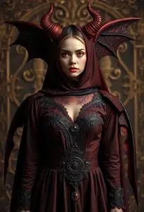 Heavenly Devil Costume face swap