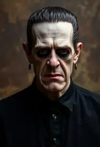 Herman Munster Costume face swap
