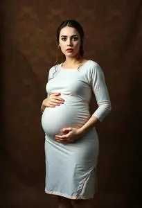 Hilarious Pregnancy Costume face swap