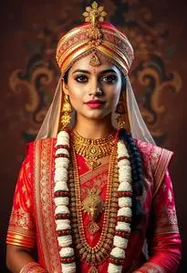 Hindu Marriage Costume face swap