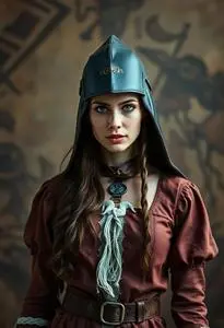 Huntress Costume face swap