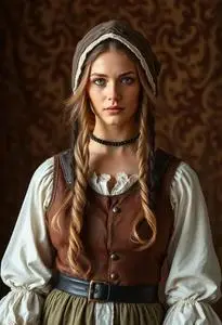Huntress Renaissance Costume face swap
