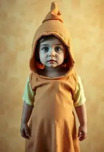 Ice Cream Cone Costume Toddler face swap
