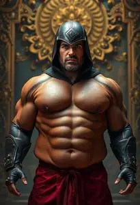 Incredible Muscle Plus Size Costume face swap