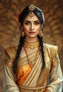 Indian Actress Costume face swap